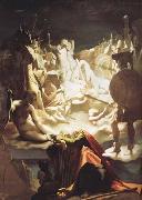 Jean Auguste Dominique Ingres The Dream of Ossian (mk04) oil painting